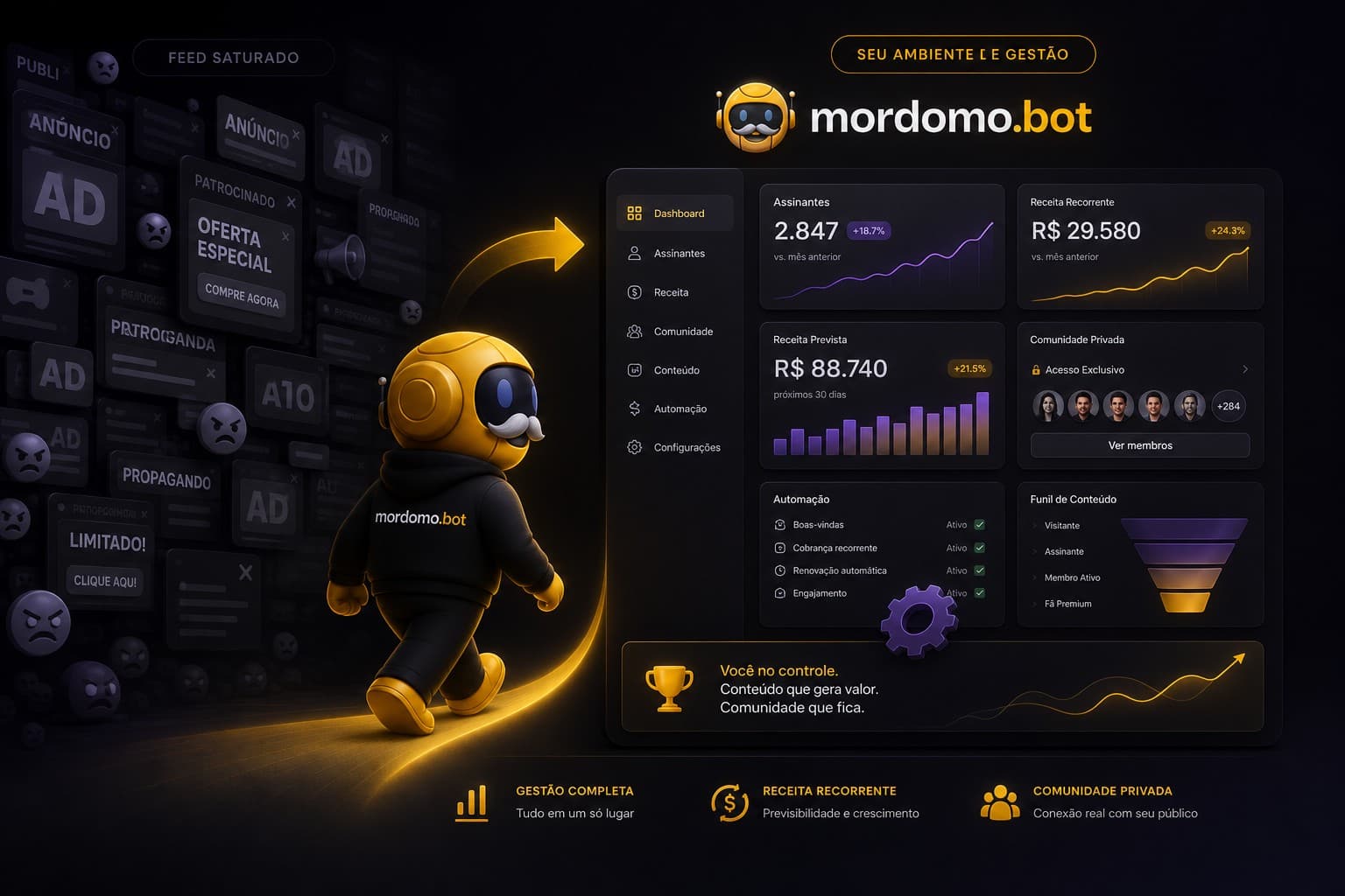 Da audiência ao assinante: como a profissionalização do criador está mudando a monetização