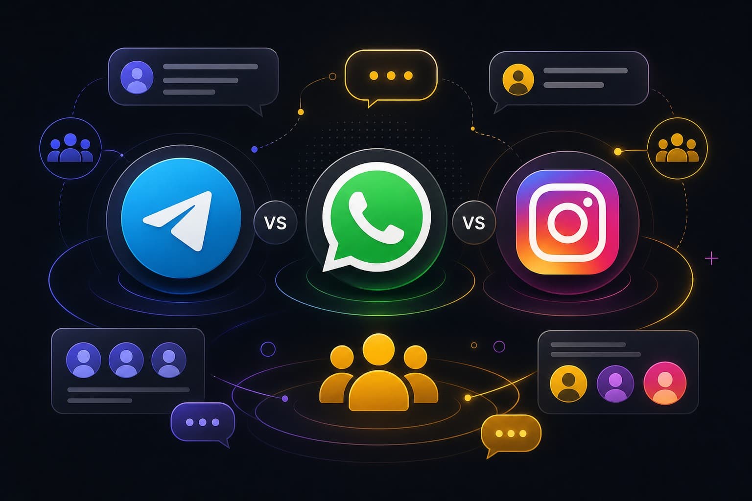 Telegram, WhatsApp ou Instagram Close Friends: qual plataforma escolher para sua comunidade paga?